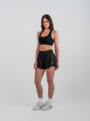 Albert Park Black Running Shorts