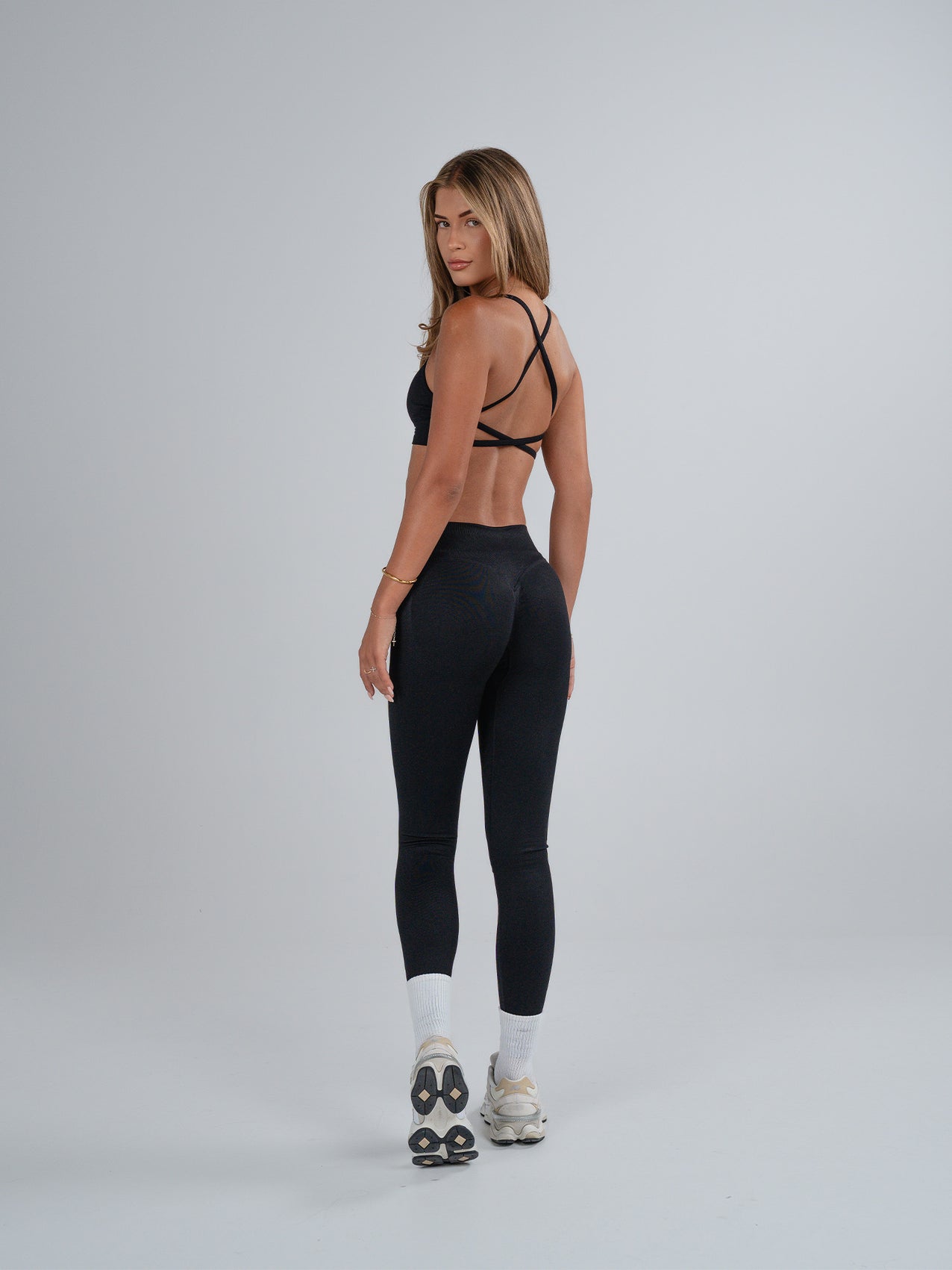 Laguna Mid-Rise Seamless Compression Leggings