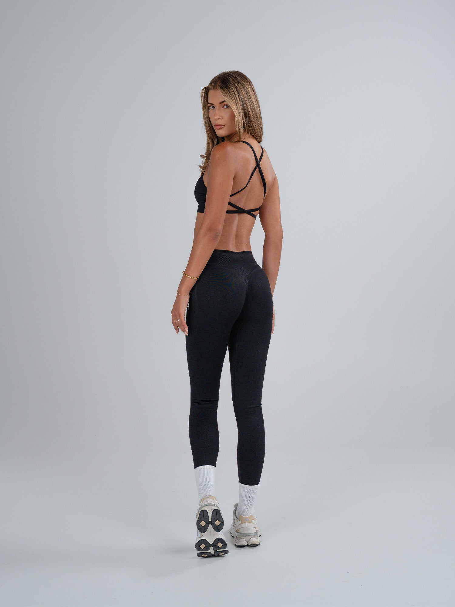 Laguna Mid-Rise Seamless Compression Leggings